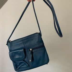 Tiganello blue leather bag